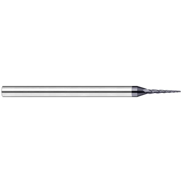 Harvey Tool Miniature End Mill Tapered Ball, 0.0300" 840430C6 Zoro